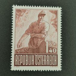 Známka Rakousko , 1 + 0,4 öS, Mi.834** 
