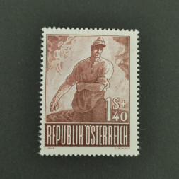 Známka Rakousko , 1 + 0,4 öS, Mi.834* 