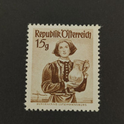 Briefmarke Österreich , 15 g, Mi.896x** 
