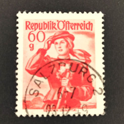 Briefmarke Österreich , 60 g, Mi.905x# 