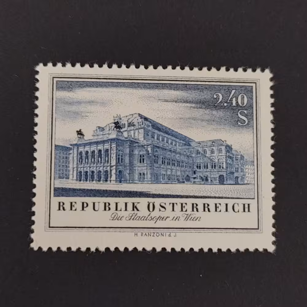 Známka Rakousko , 2.4 öS, Mi.1021** 