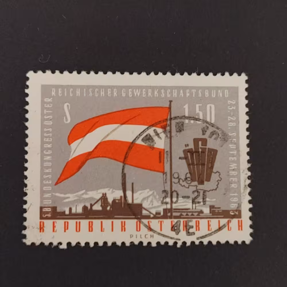Selo Áustria , 1.5 öS, Mi.1132, usado# 