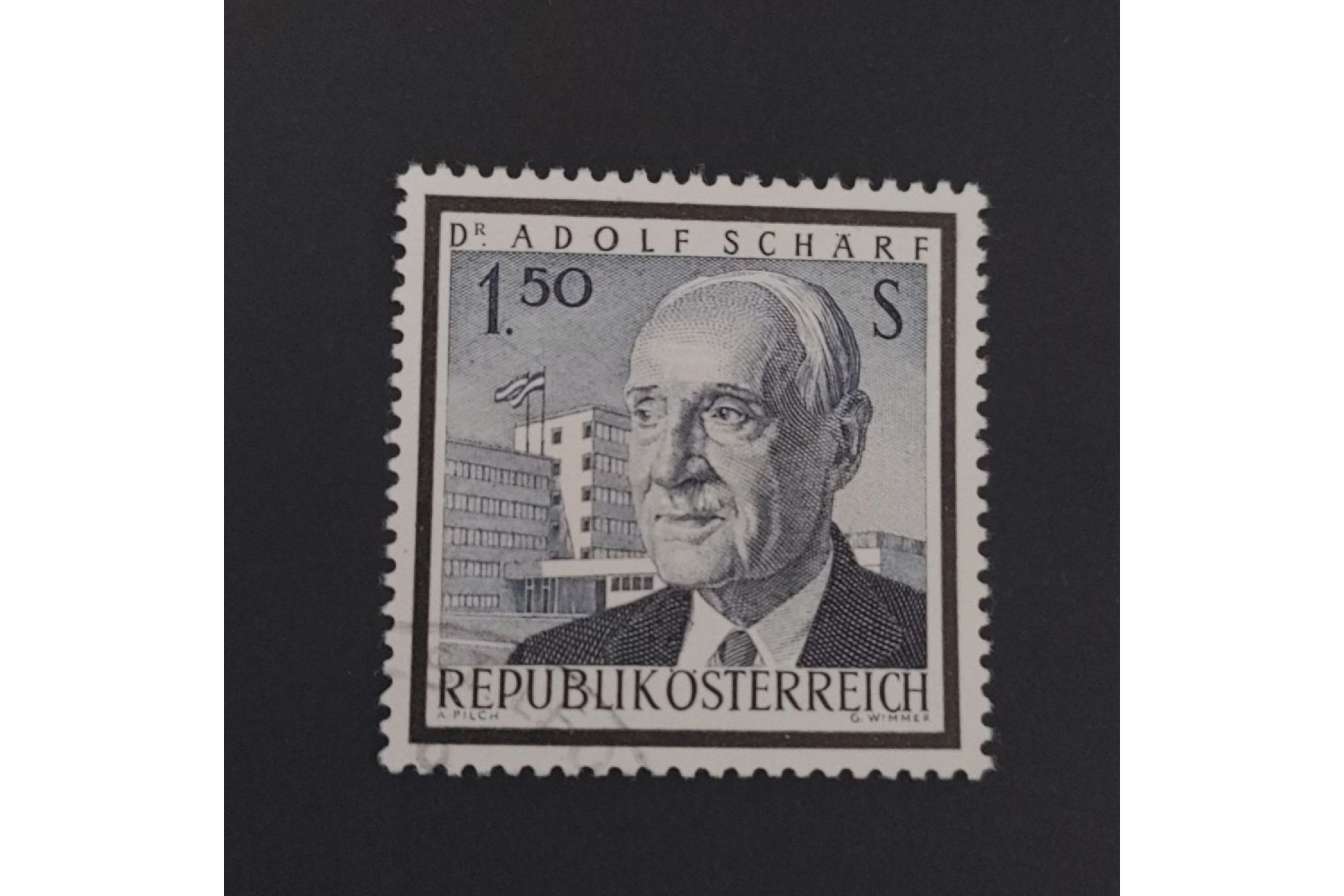 Známka Rakousko , 1.5 öS, Mi.1177# 