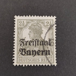 Briefmarke Bayern, Mi.136 (SG 215)#, 2 Pf