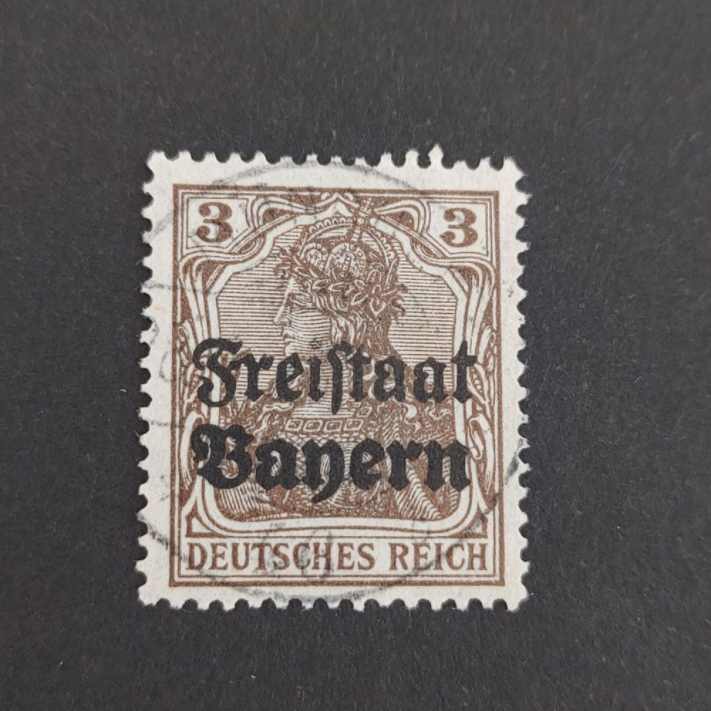 Briefmarke Bayern, Mi.137b (SG 216)#, 3 Pf