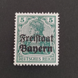 Briefmarke Bayern, Mi.138 (SG 217)*, 5 Pf