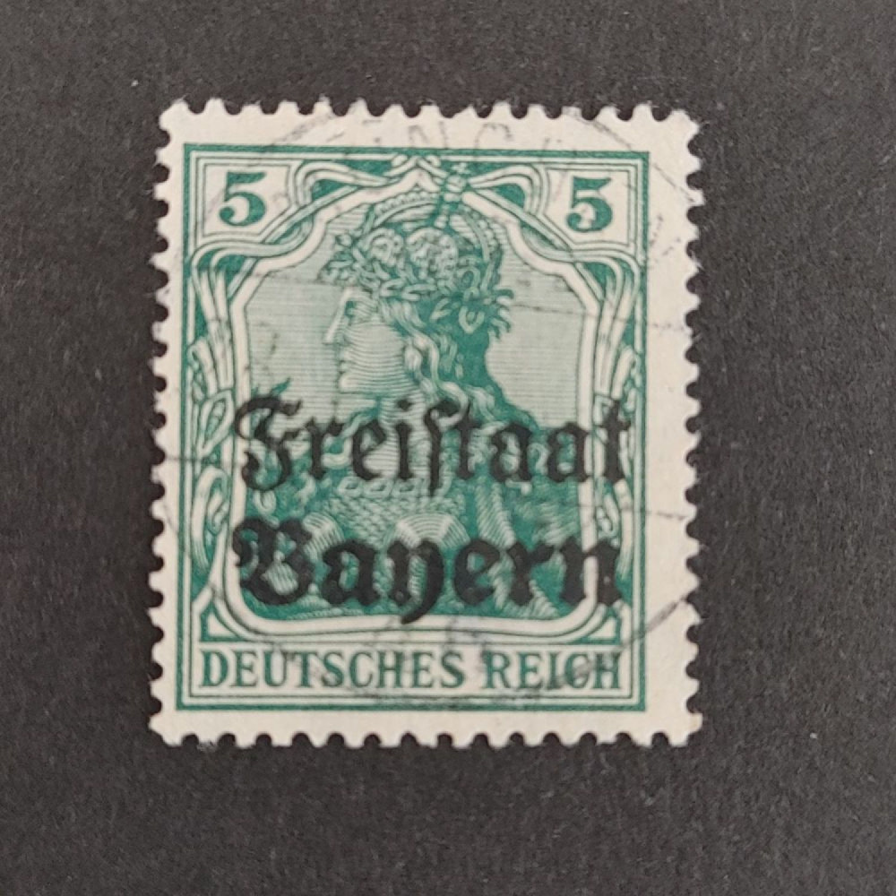 Briefmarke Bayern, Mi.138 (SG 217)#, 5 Pf