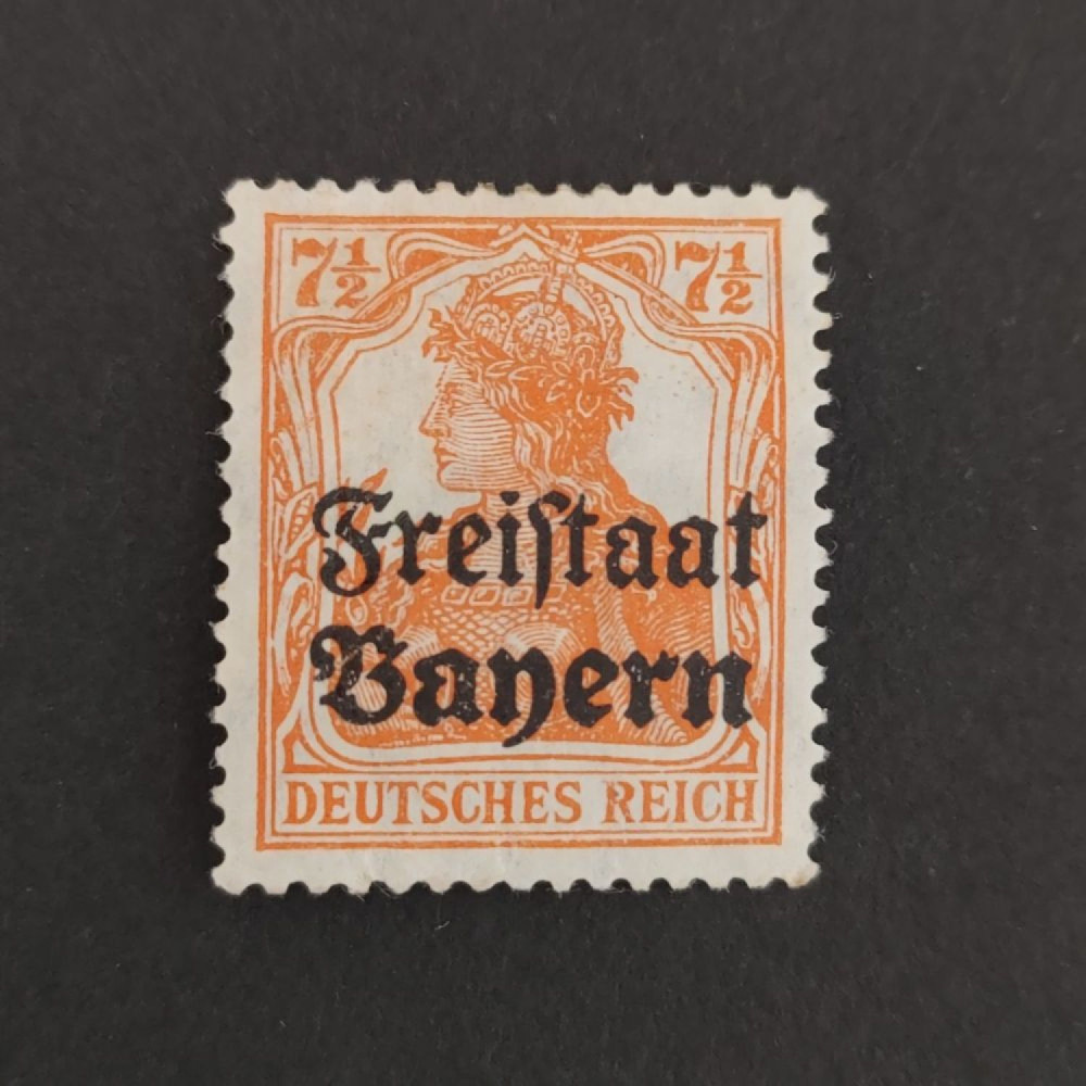 Známka Bavorsko, Mi.139 (SG 218)*, 7 1/2 Pf