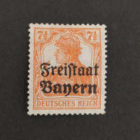 Známka Bavorsko, Mi.139 (SG 218)*, 7 1/2 Pf