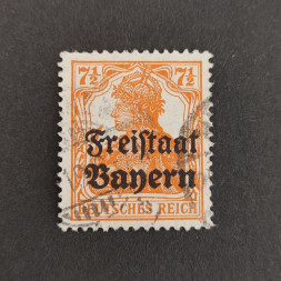 Briefmarke Bayern, Mi.139 (SG 218)#, 7 1/2 Pf