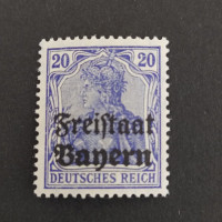 Známka Bavorsko, Mi.142 (SG 221)*, 20 Pf