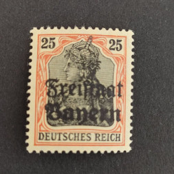Známka Bavorsko, Mi.143 (SG 222)*, 25 Pf