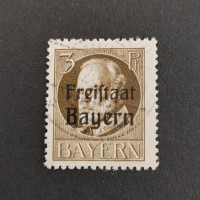 Známka Bavorsko, Mi.152A (SG 231A)#, 3 Pf