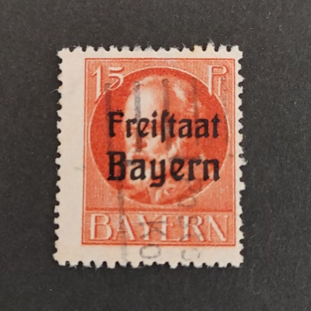 Známka Bavorsko, Mi.156A (SG 235A)#, 15 Pf
