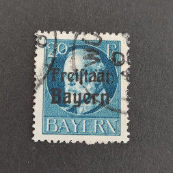Známka Bavorsko, Mi.157A (SG 236A)#, 20 Pf