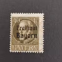 Známka Bavorsko, Mi.160A (SG 239A)#, 40 Pf