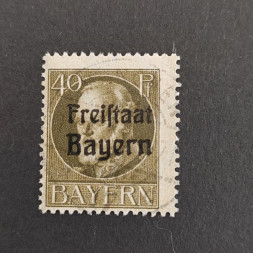 Briefmarke Bayern, Mi.160A (SG 239A)#, 40 Pf