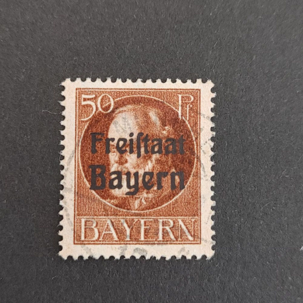 Stamp Bavaria, Mi.161A (SG 240A), Used #, 50 Pf