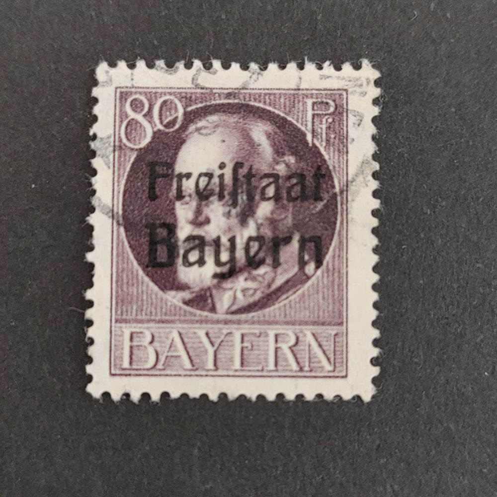 Známka Bavorsko, Mi.164A (SG 243A)#, 80 Pf
