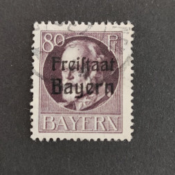 Briefmarke Bayern, Mi.164A (SG 243A)#, 80 Pf