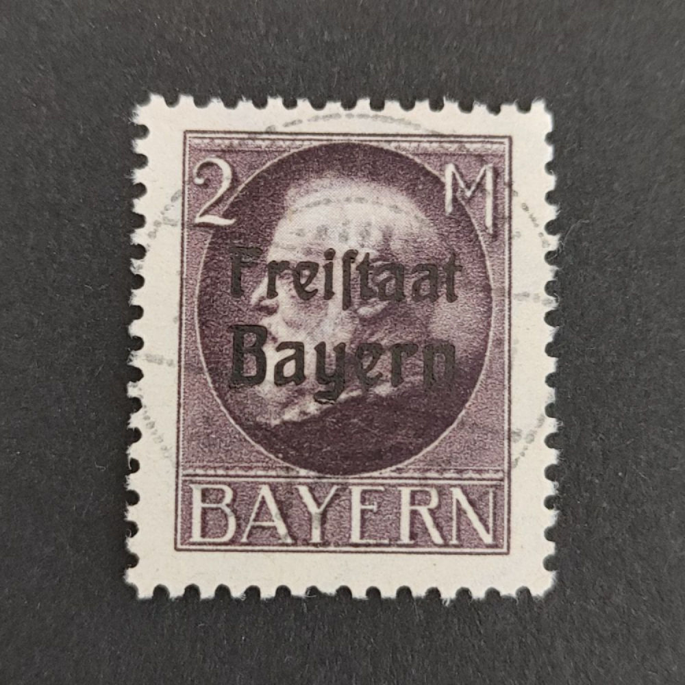 Sello Baviera, Mi.166A (SG 245A), Usado #, 2 M