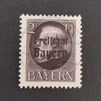 Známka Bavorsko, Mi.166A (SG 245A)#, 2 M