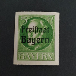 Známka Bavorsko, Mi.153B (SG 232B)*, 5 Pf