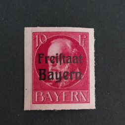 Známka Bavorsko, Mi.155B (SG 234B)*, 10 Pf