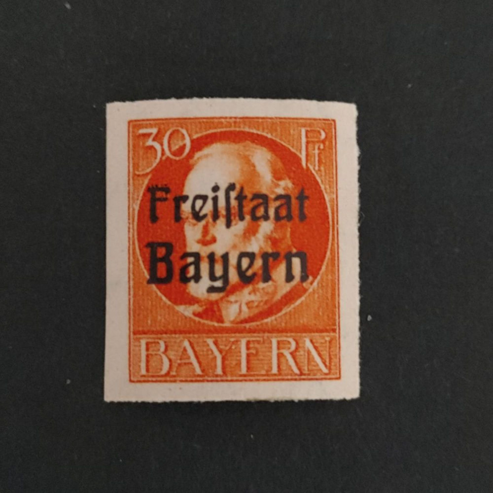 Briefmarke Bayern, Mi.159B (SG 238B)**, 30 Pf