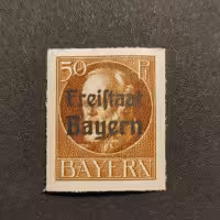 Známka Bavorsko, Mi.161B (SG 240B)**, 50 Pf