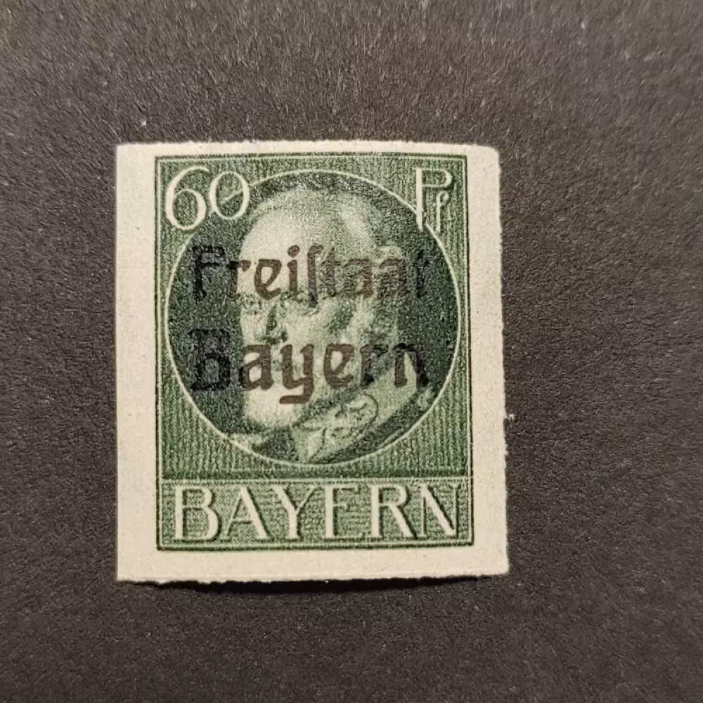 Stamp Bavaria, Mi.162B (SG 241B), MNH, 60 Pf