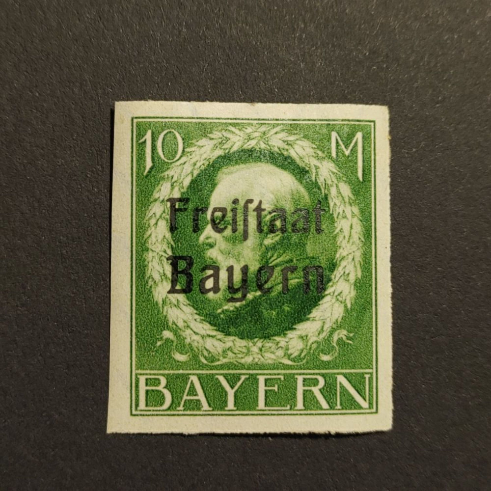 Briefmarke Bayern, Mi.169B (SG 248B)**, 10 M