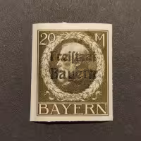 Známka Bavorsko, Mi.170B (SG 249B)**, 20 M