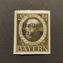 Známka Bavorsko, Mi.170B (SG 249B)**, 20 M