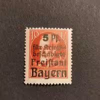 Známka Bavorsko, Mi.171A (SG 250)*, 10 Pf
