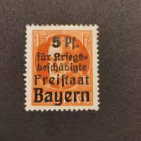 Známka Bavorsko, Mi.172A (SG 251)**, 15 Pf