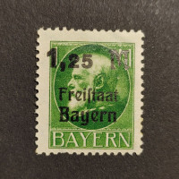 Známka Bavorsko, Mi.174A (SG 253A)**, 1.25 M
