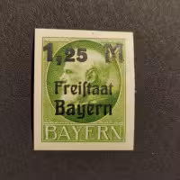 Známka Bavorsko, Mi.174B (SG 253B)**, 1.25 M