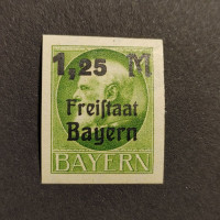 Známka Bavorsko, Mi.174B (SG 253B)**, 1.25 M
