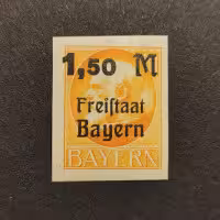 Známka Bavorsko, Mi.175B (SG 254B)**, 1.5 M