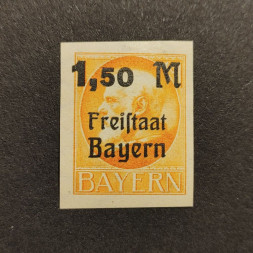 Známka Bavorsko, Mi.175B (SG 254B)**, 1.5 M