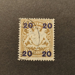 Sello Baviera, Mi.177Iy (SG 256), Usado #, 20 Pf