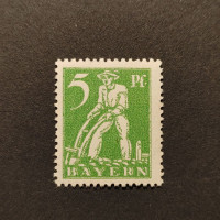 Známka Bavorsko, Mi.178 (SG 257)**, 5 Pf
