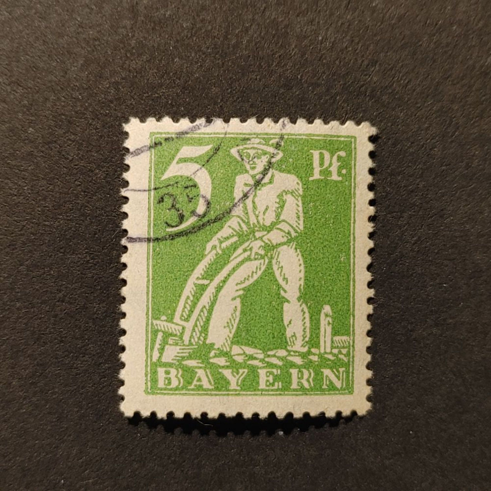 Známka Bavorsko, Mi.178 (SG 257)#, 5 Pf