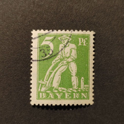 Briefmarke Bayern, Mi.178 (SG 257)#, 5 Pf
