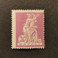 Známka Bavorsko, Mi.181I (SG 260)**, 20 Pf