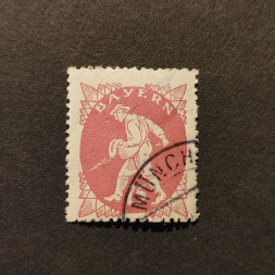 Selo Baviera, Mi.186 (SG 265), Usado #, 75 Germanf