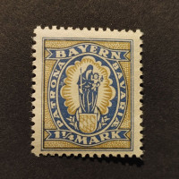 Známka Bavorsko, Mi.188 (SG 267)*, 1 1/4 M