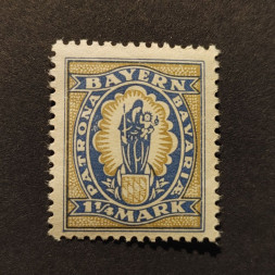 Známka Bavorsko, Mi.188 (SG 267)*, 1 1/4 M