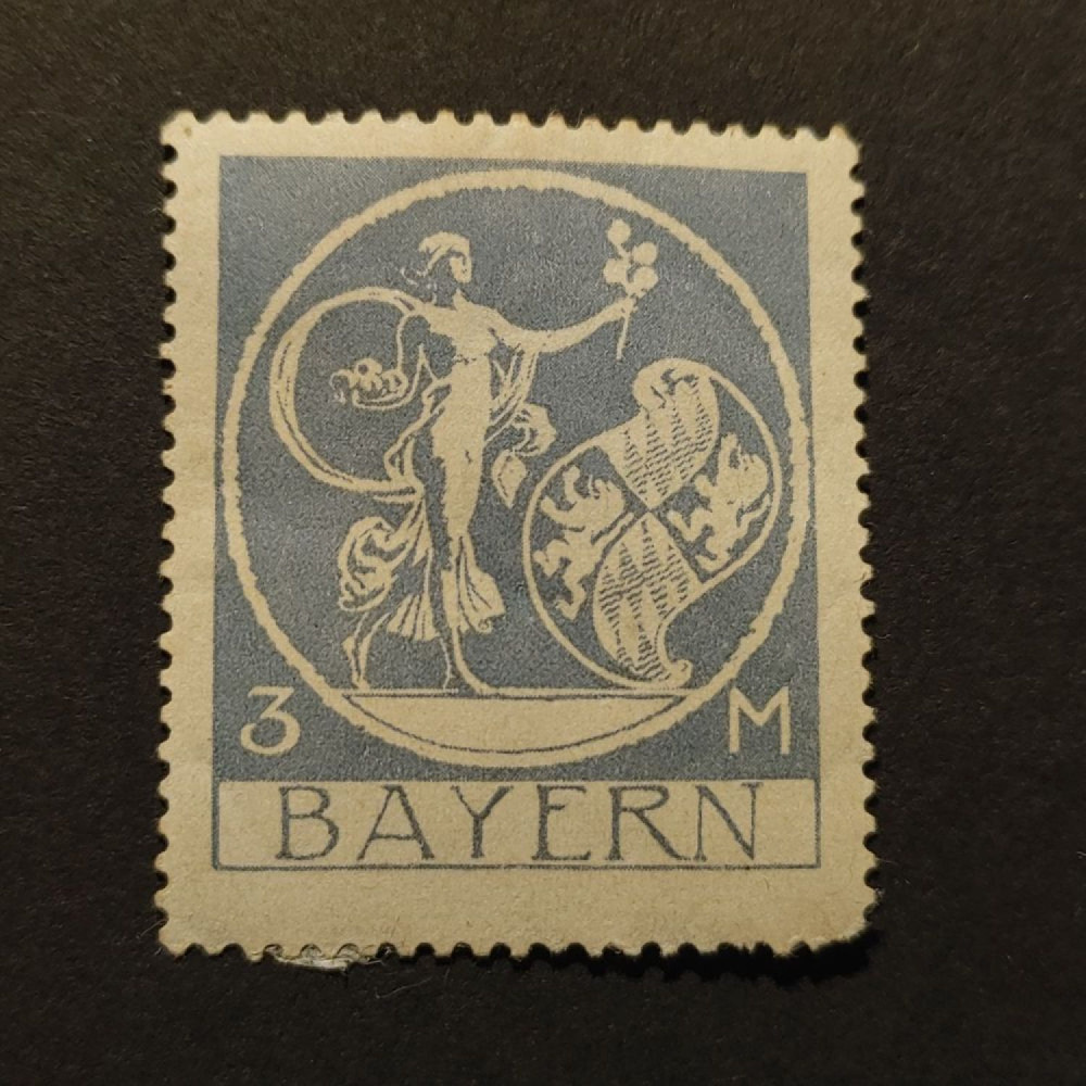 Známka Bavorsko, Mi.192 (SG 270)*, 3 M